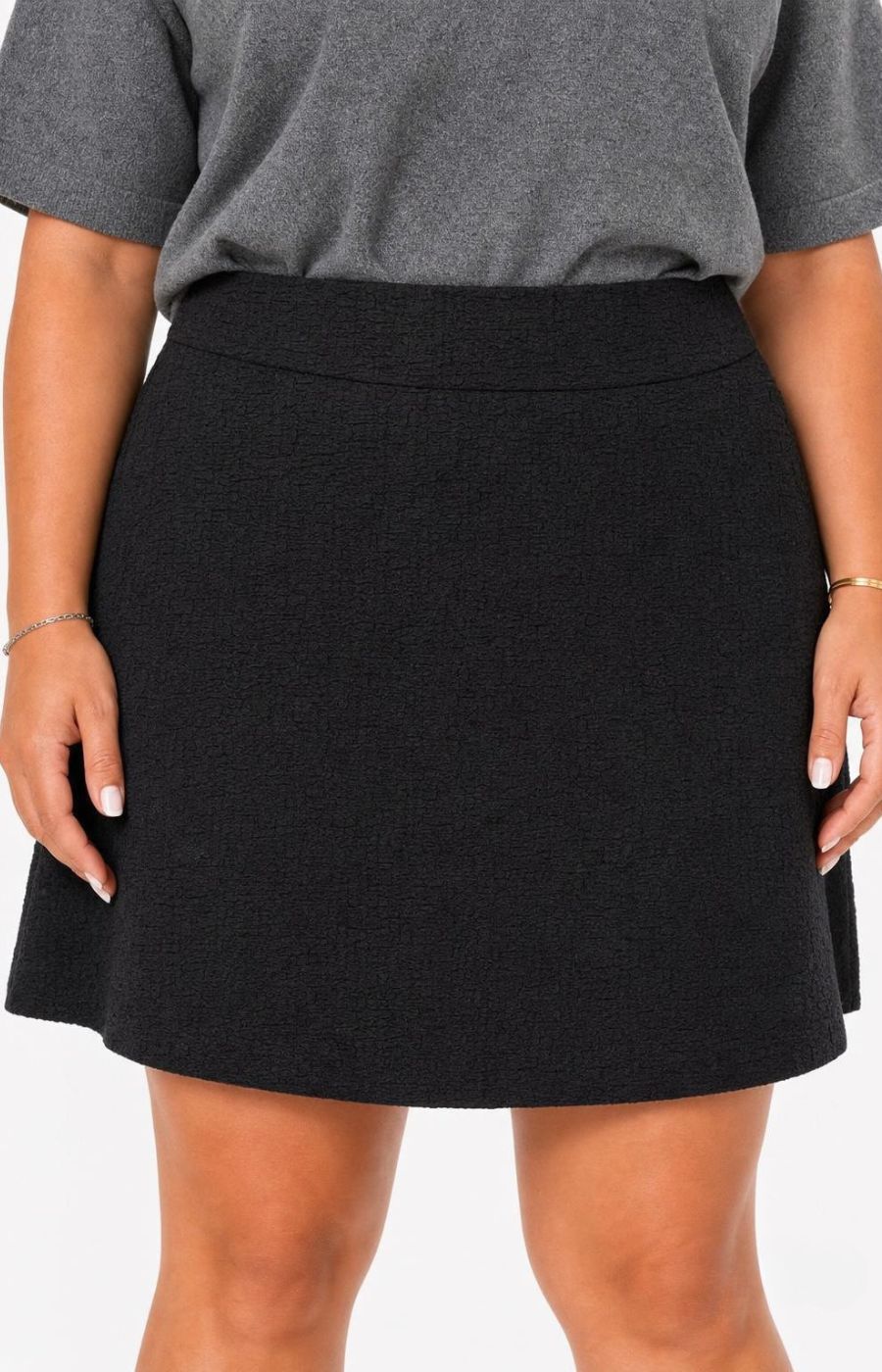 Wasabi Alberta Skirt in Black , This image was created using AI
