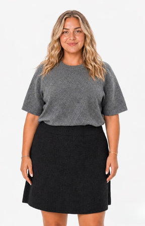 Wasabi Alberta Skirt in Black , This image was created using AI