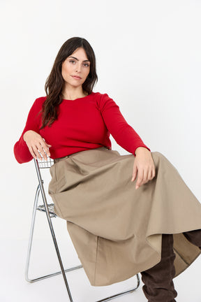 Wasabi Jona Top in Red