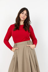 Wasabi Jona Top in Red 
