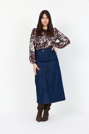 Wasabi Jovia Blouse in Brown 