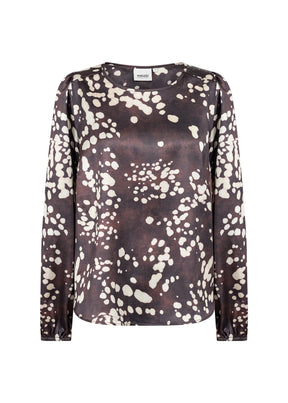 Wasabi Jovia Blouse in Brown