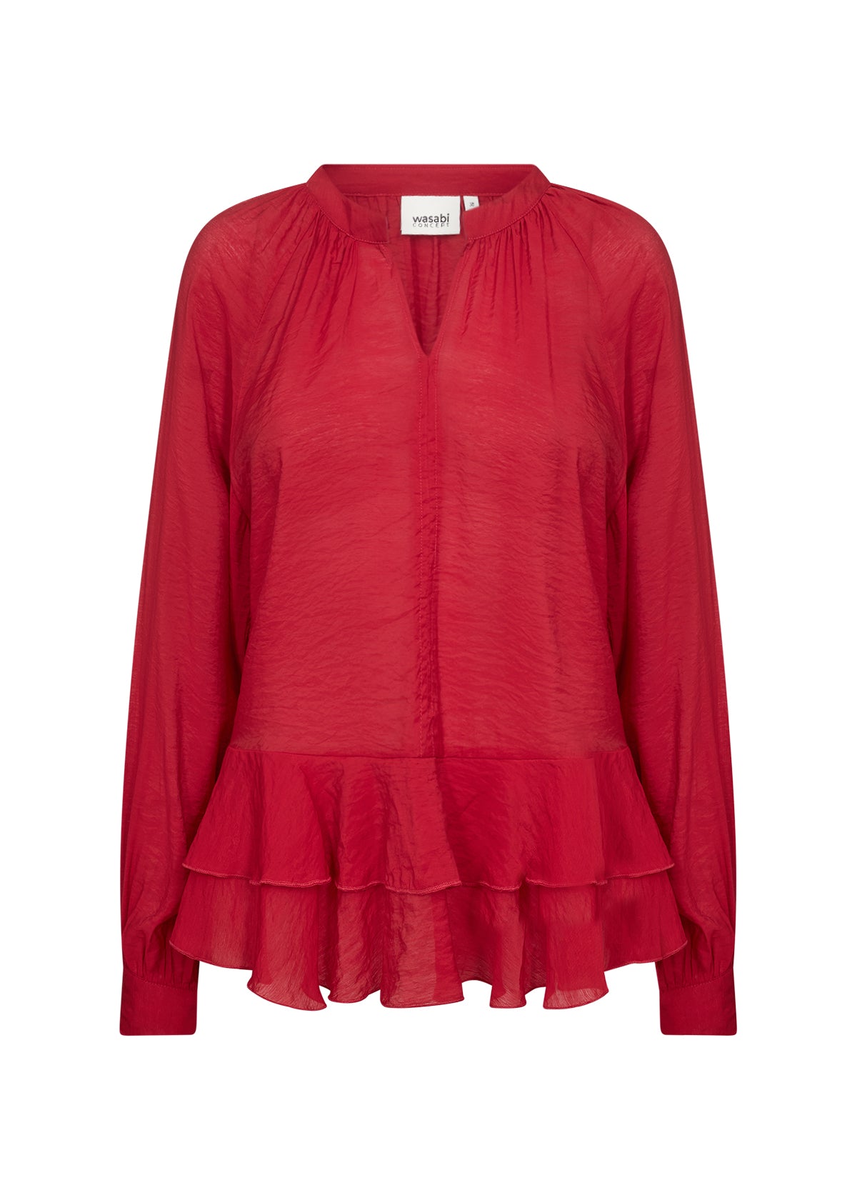 Wasabi Judit Blouse in Red 
