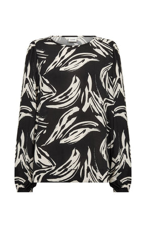 Wasabi Juliette Top in Black 