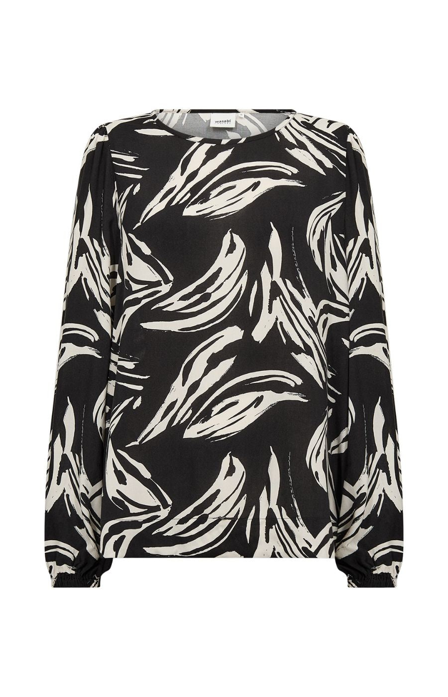 Wasabi Juliette Top in Black 