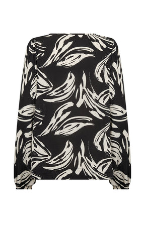Wasabi Juliette Top in Black 