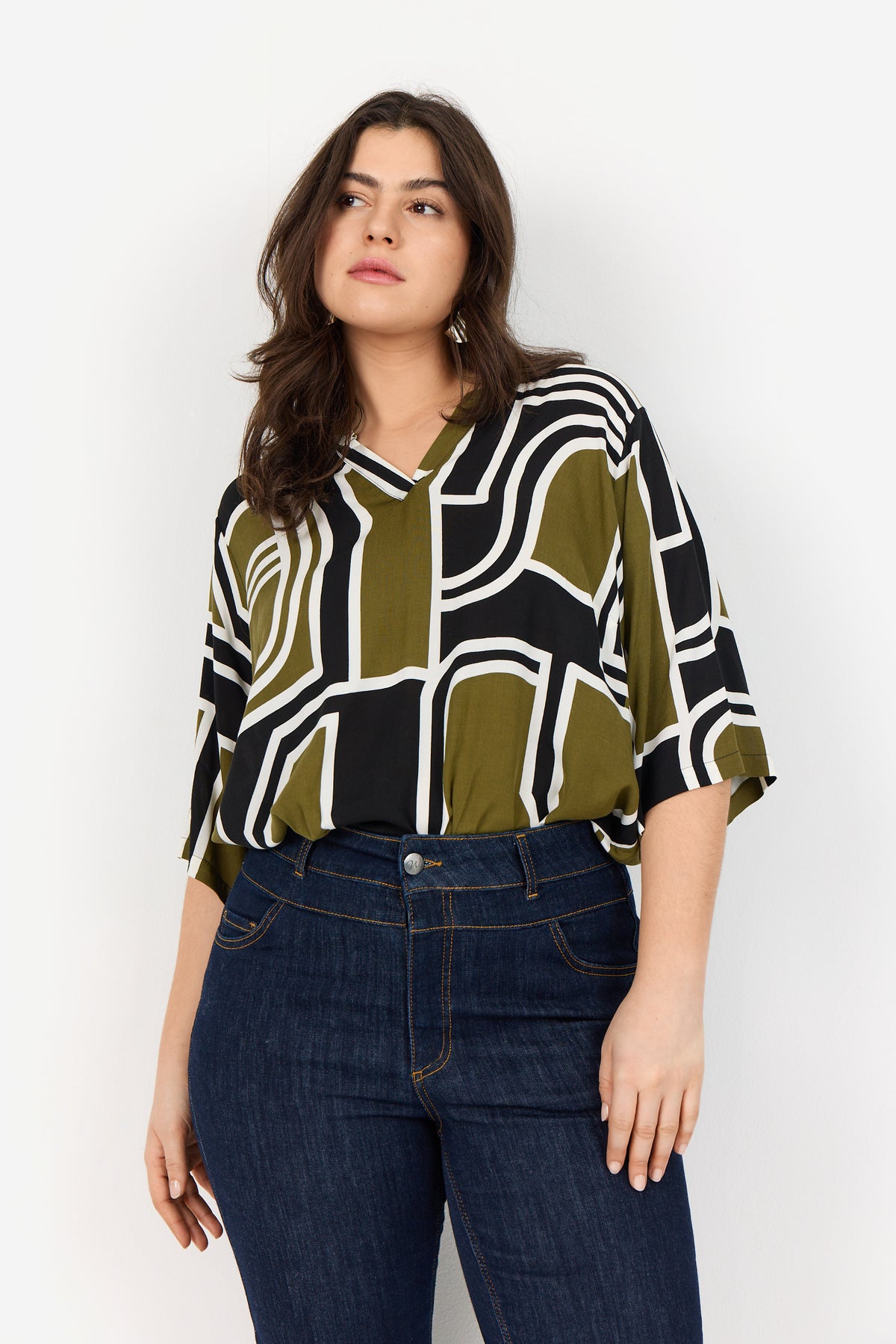 Wasabi Natalie Blouse in Green