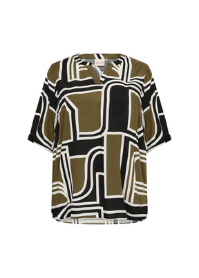 Wasabi Natalie Blouse in Green