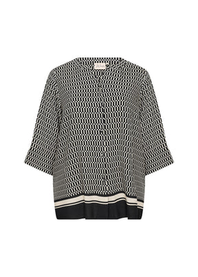 Wasabi Nora Blouse in Black Print