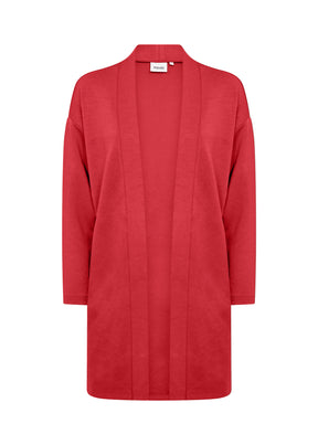 Wasabi Sabina Pocket Cardigan in Red