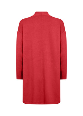 Wasabi Sabina Pocket Cardigan in Red 