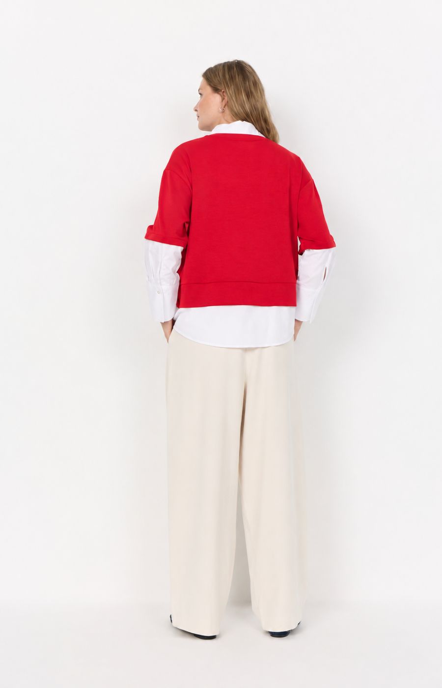 Wasabi Sabina Sweatshirt in Red 