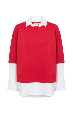 Wasabi Sabina Sweatshirt in Red 