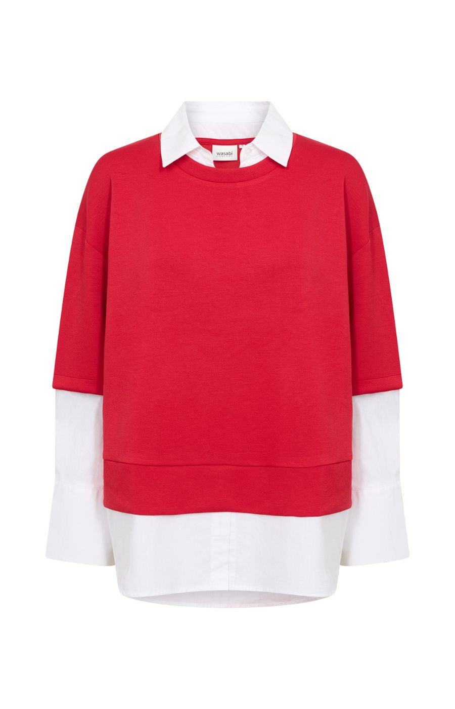 Wasabi Sabina Sweatshirt in Red 