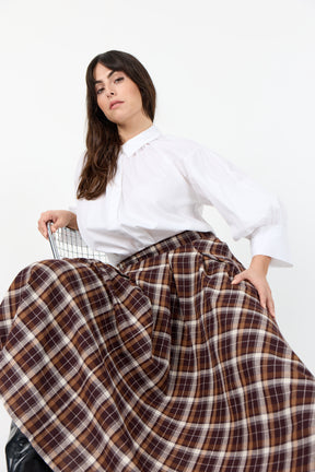 Wasabi Saga Shirt in White  