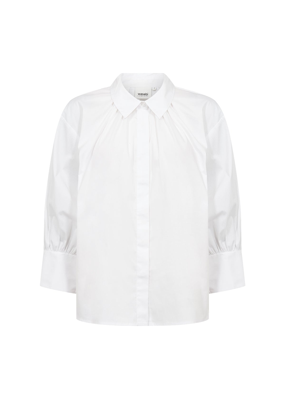 Wasabi Saga Shirt in White  5