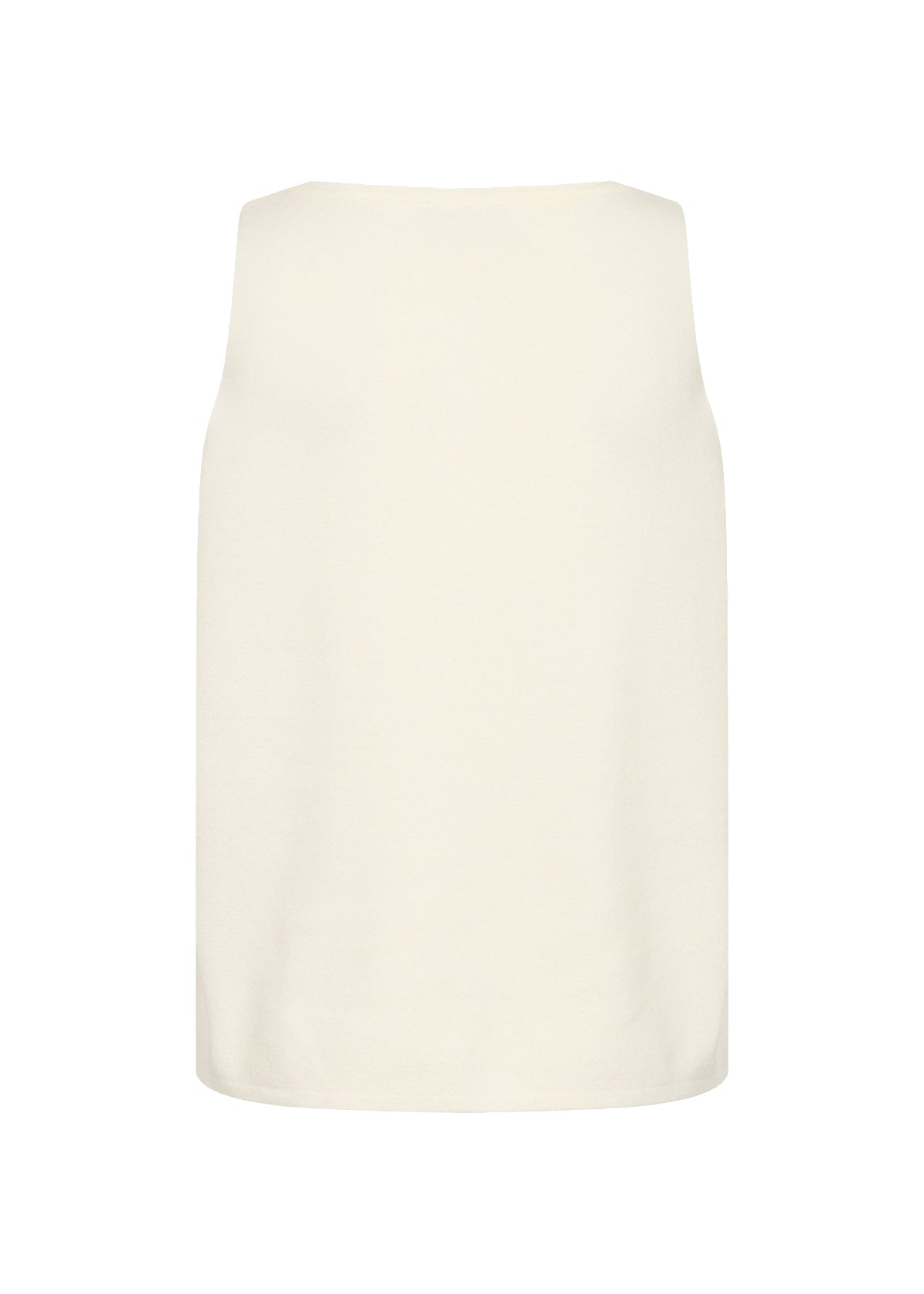 Wasabi Sikka Waistcoat in Cream, back view, sleeveless design 