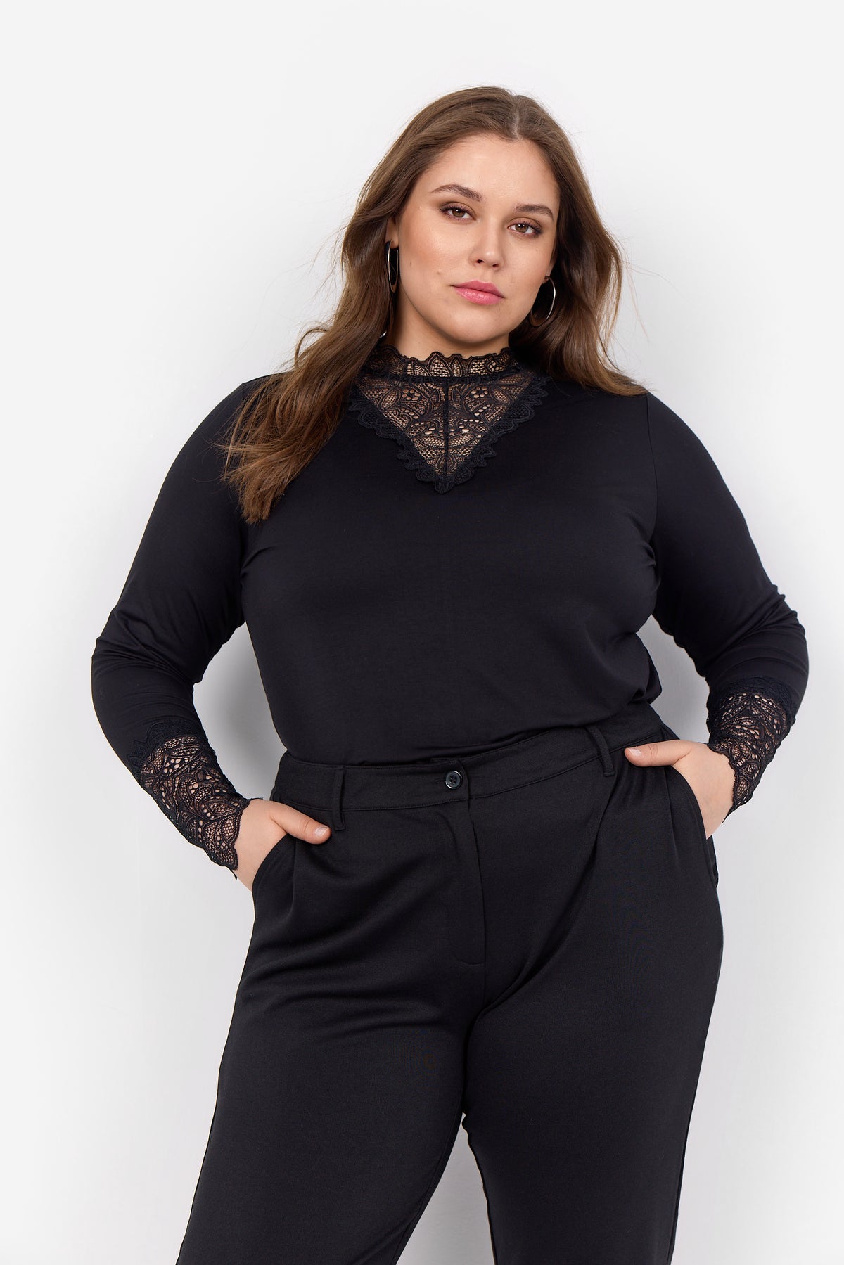 Wasabi Stella Blouse in Black