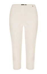 Robell Crop Trousers | Cream