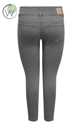 Only Carmakoma Anna High Waisted Grey 30" Jeans