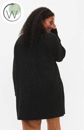 Zizzi Sunny Cardigan in Dark Grey