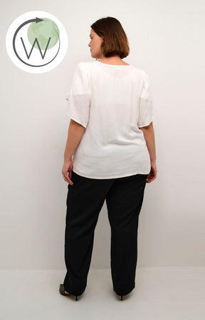 Kaffe Curve Mirana Blouse in White