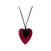 Eden Heart Necklace in Pink