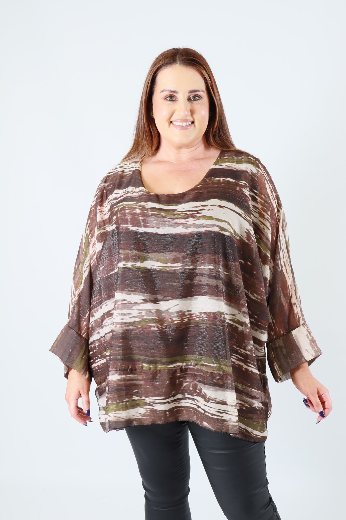 Willa Blouse in Brown
