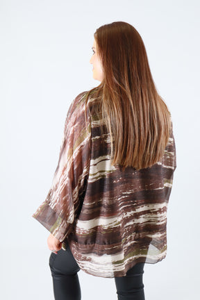 Willa Blouse in Brown