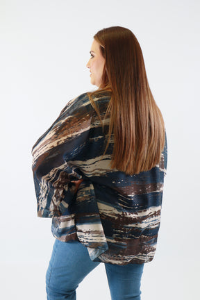 Willa Blouse in Navy