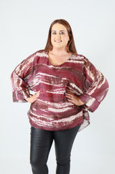 Willa Blouse in Wine
