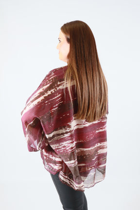 Willa Blouse in Wine