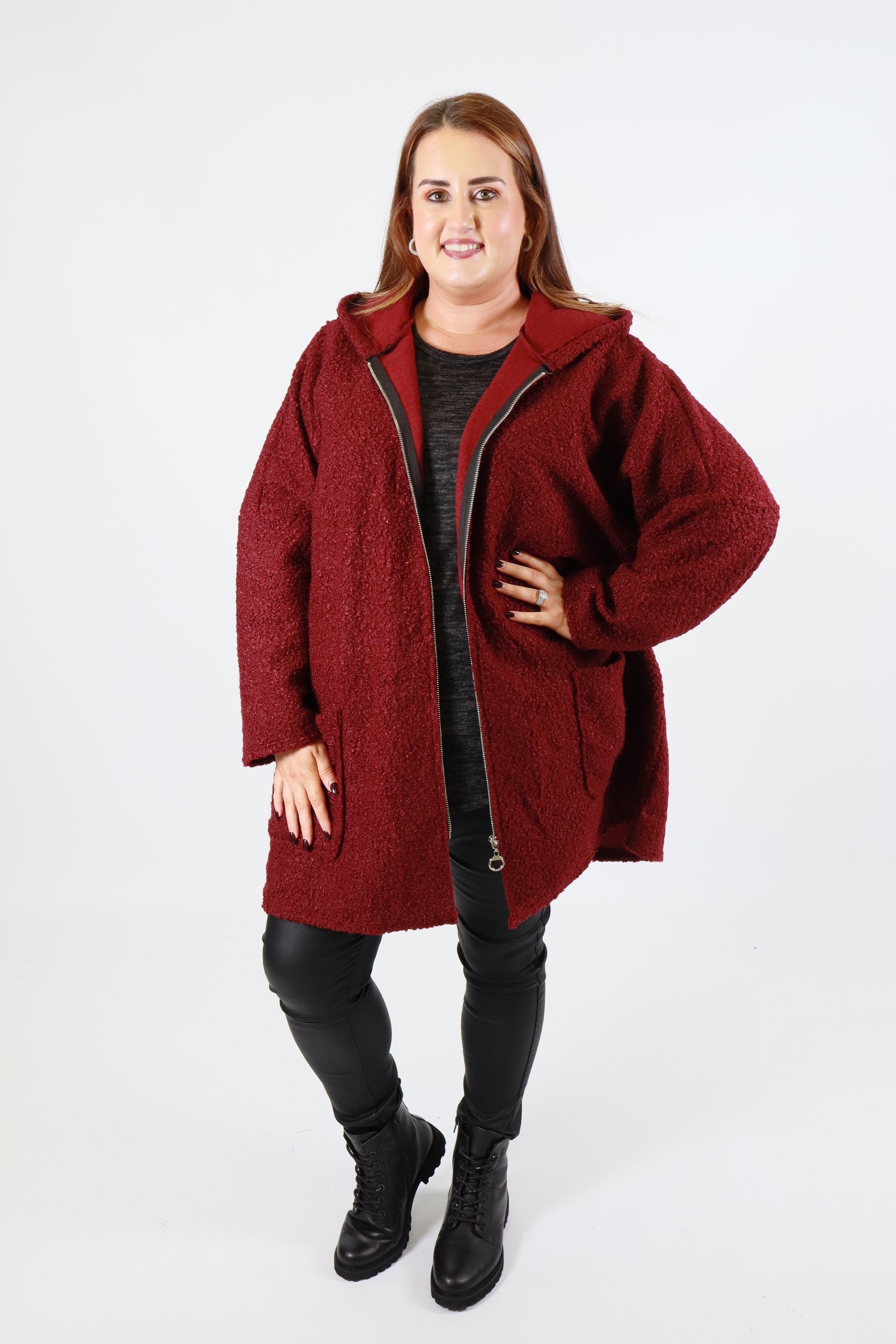Wren Jacket in Wine