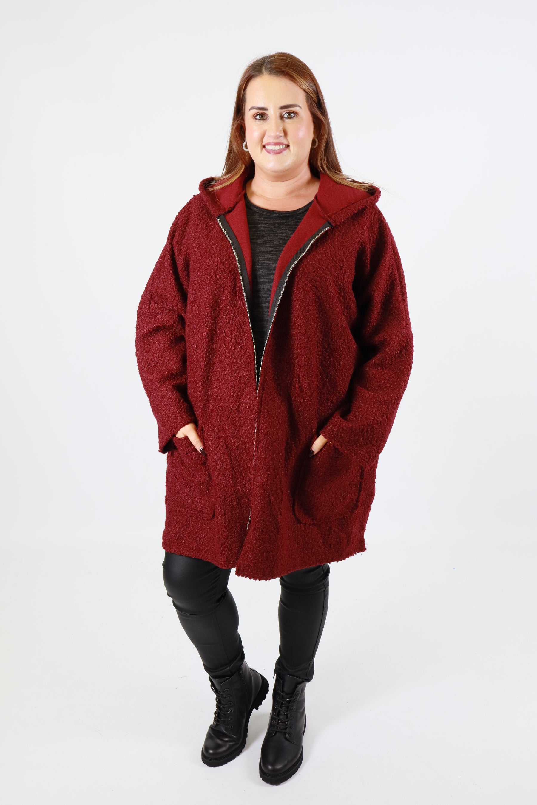 Wren Jacket in Wine