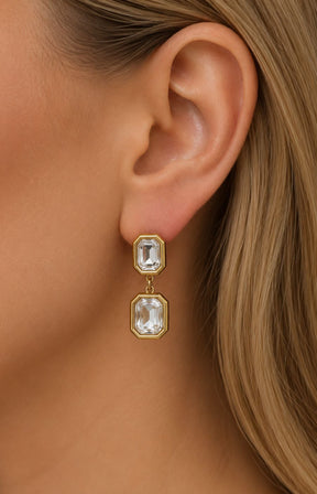 Yvette Earrings in Gold 
