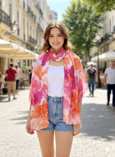 Zahara Scarf in Pink