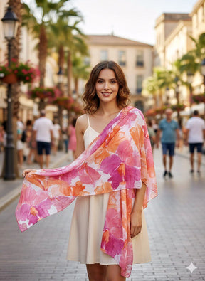 Zahara Scarf in Pink