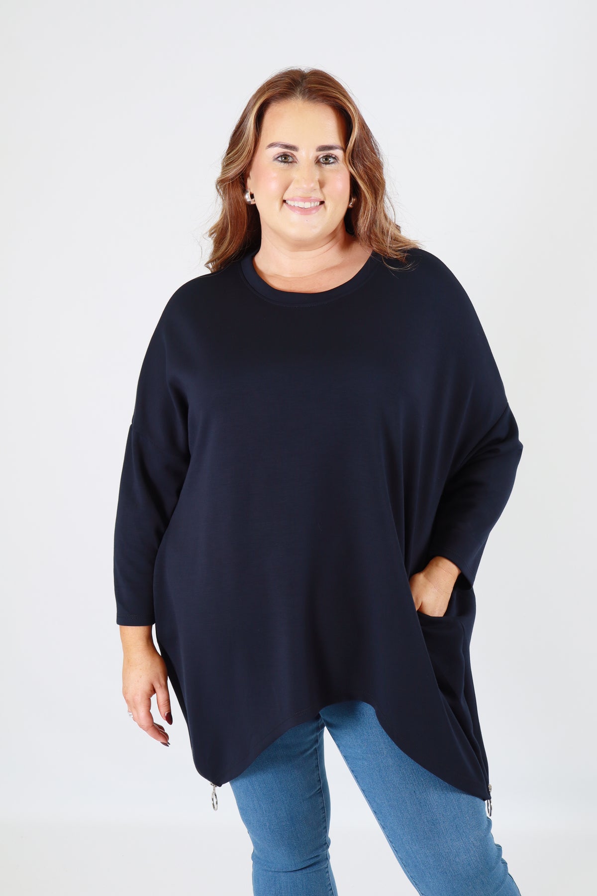 Zara Sweater in Navy