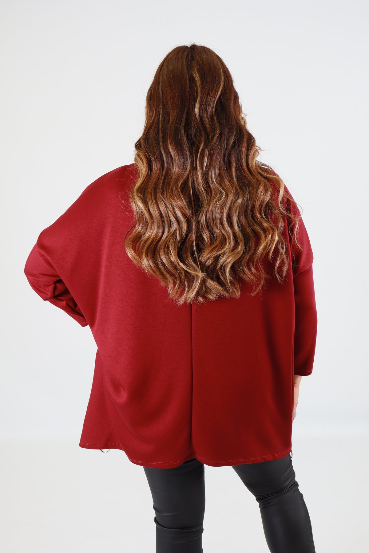 Zara Sweater in Wine