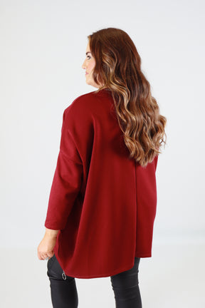Zara Sweater in Wine