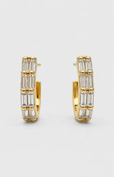 Zia Earrings in Gold 
