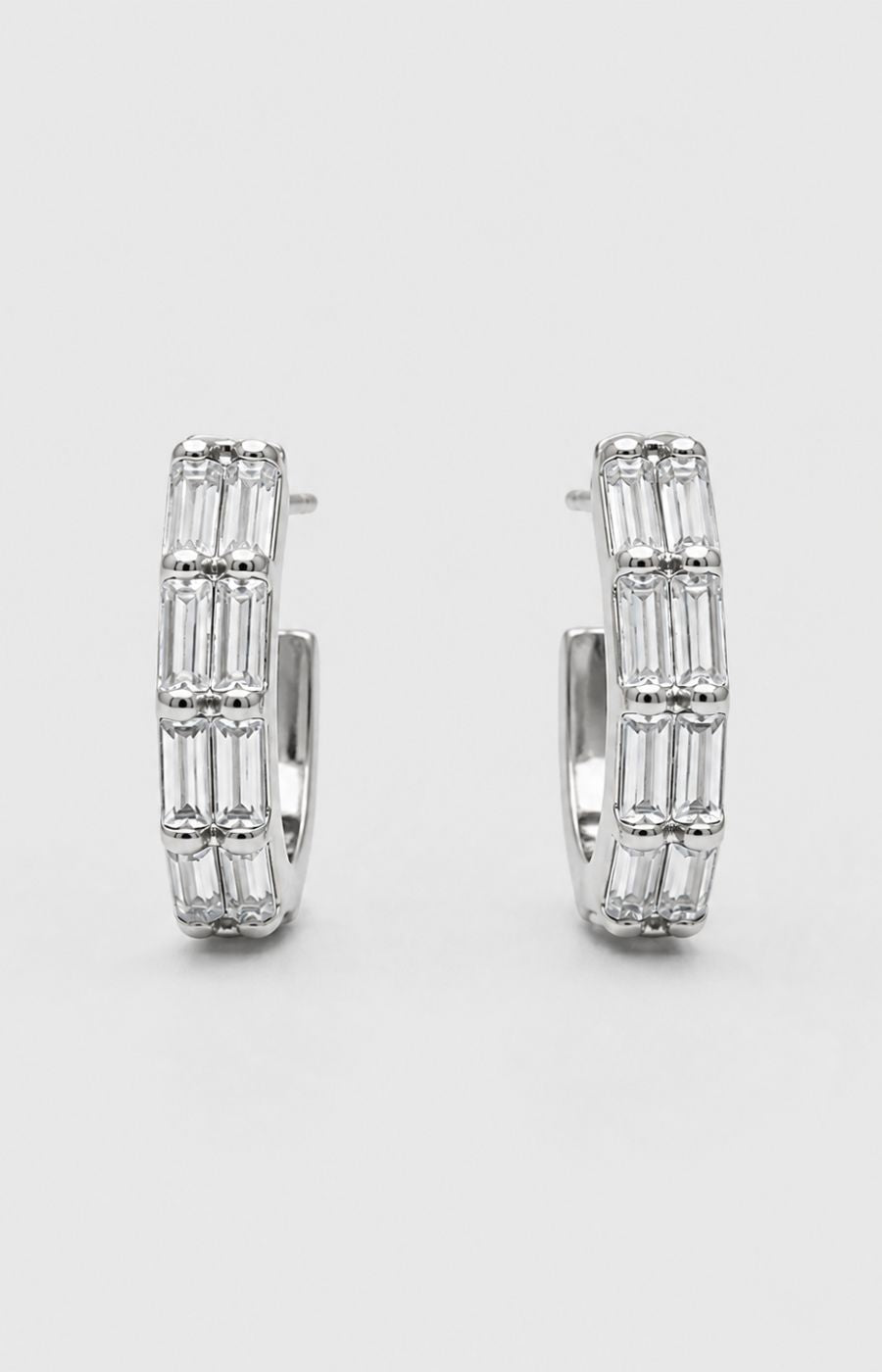Zia Earrings in Silver 