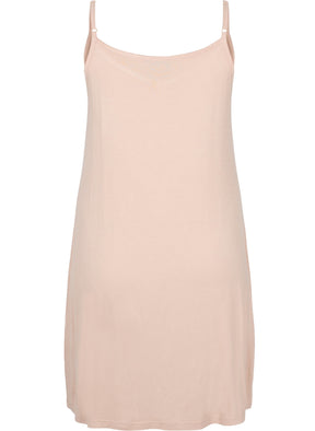 Zizzi Slip Dress in Nude