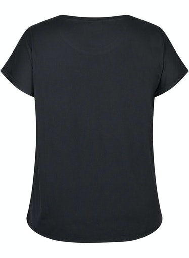 Zizzi Active T-Shirt in Black