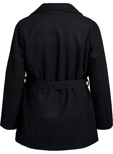 Zizzi Callie Coat in Black