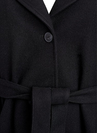 Zizzi Callie Coat in Black