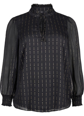Zizzi Maura Blouse in Black