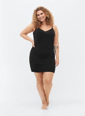 Zizzi Long black vest top