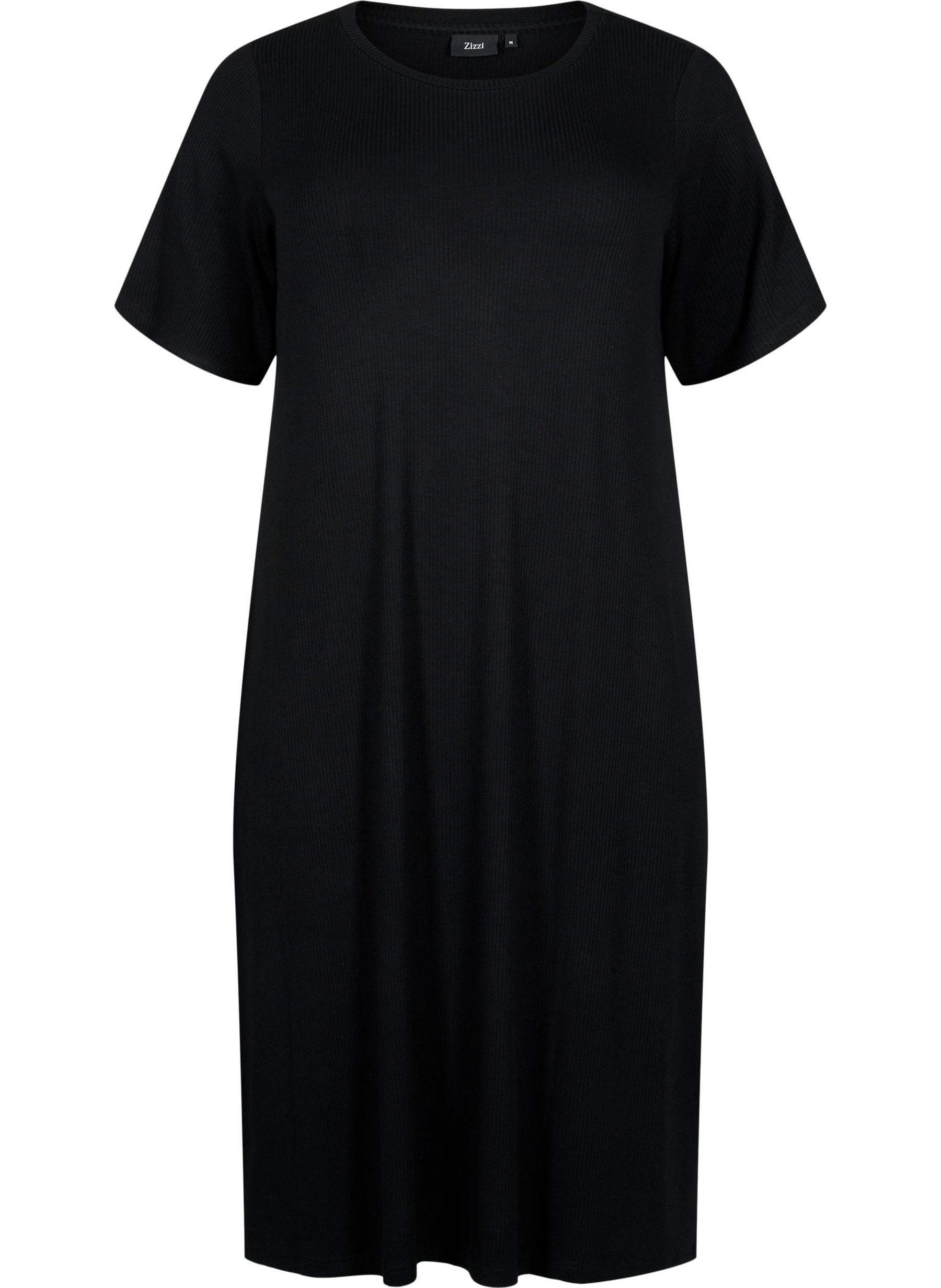 Zizzi Carly Dress in Black
