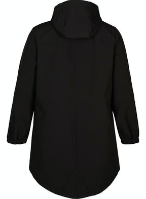 Zizzi Aspen Coat in Black